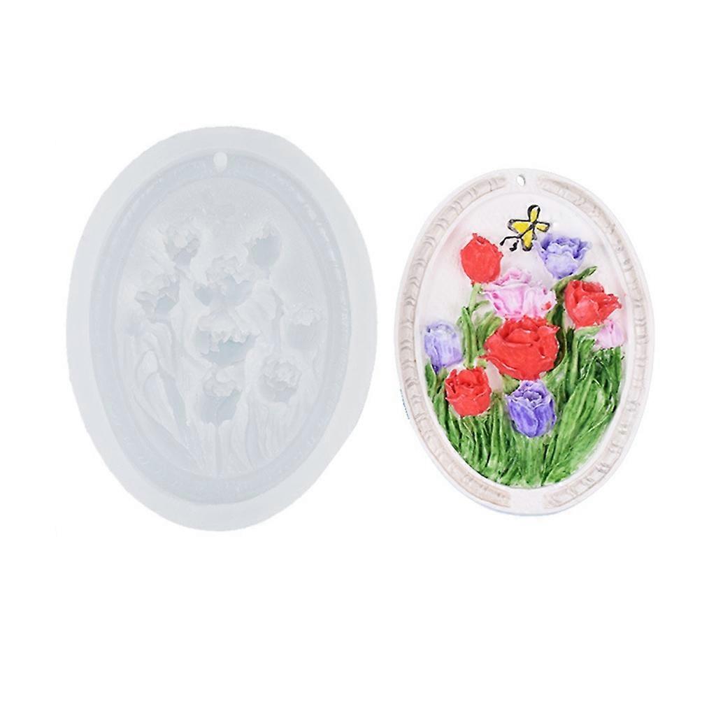 Soap Molds Flower Shaped Non-stick Silicone Material for DIY Hand-Making Soap