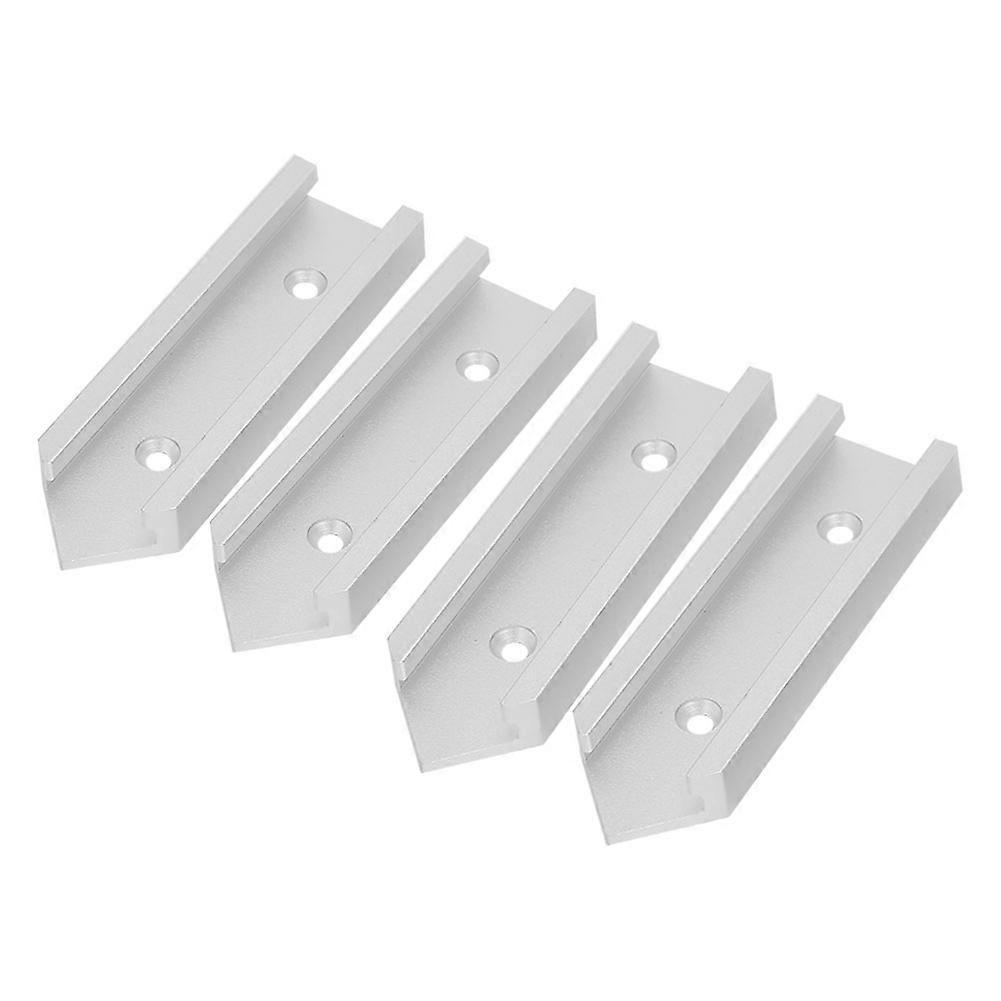 4 pcs t track Connector Miter Track Jig Fixture Slot Connector For Router Table