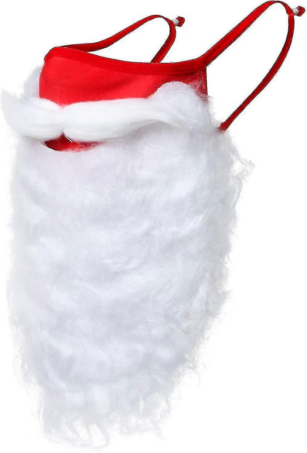 مضحك سانتا كلوز اللحية زي التبعي عيد الميلاد الديكور حزب عطلة الجدة للبالغين