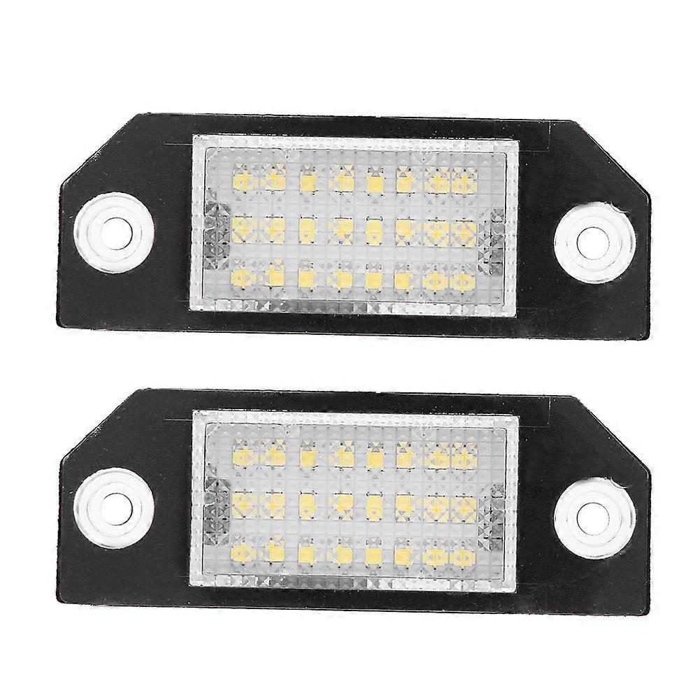 2pcs 24 LED Beads License Plate LED Light Lamp for Ford C MAX Focus MK2 NO.32289