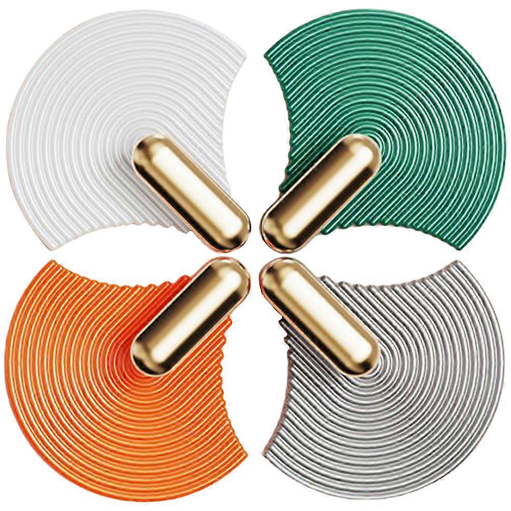 4pcs Sticky Hooks Self Adhesive Wall Hooks for Hanging Keys Towels Purses Hats