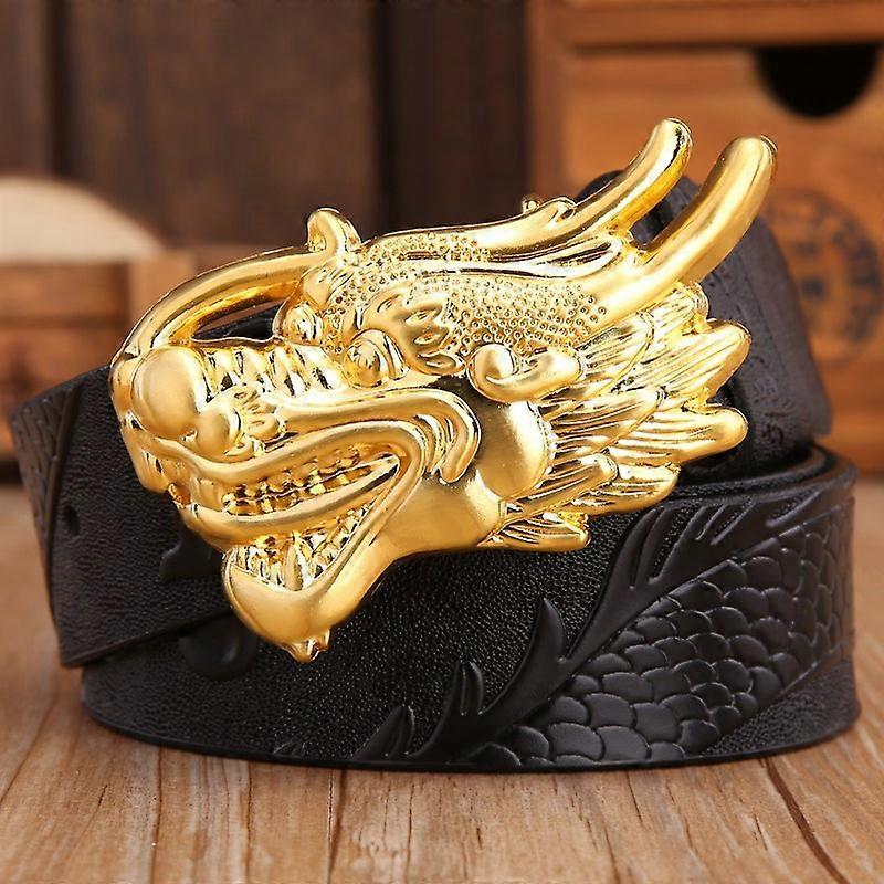 black and gold mens designer belt