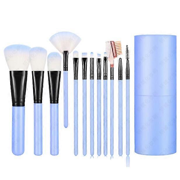 A Set Of 12 Professional Makeup Brushes