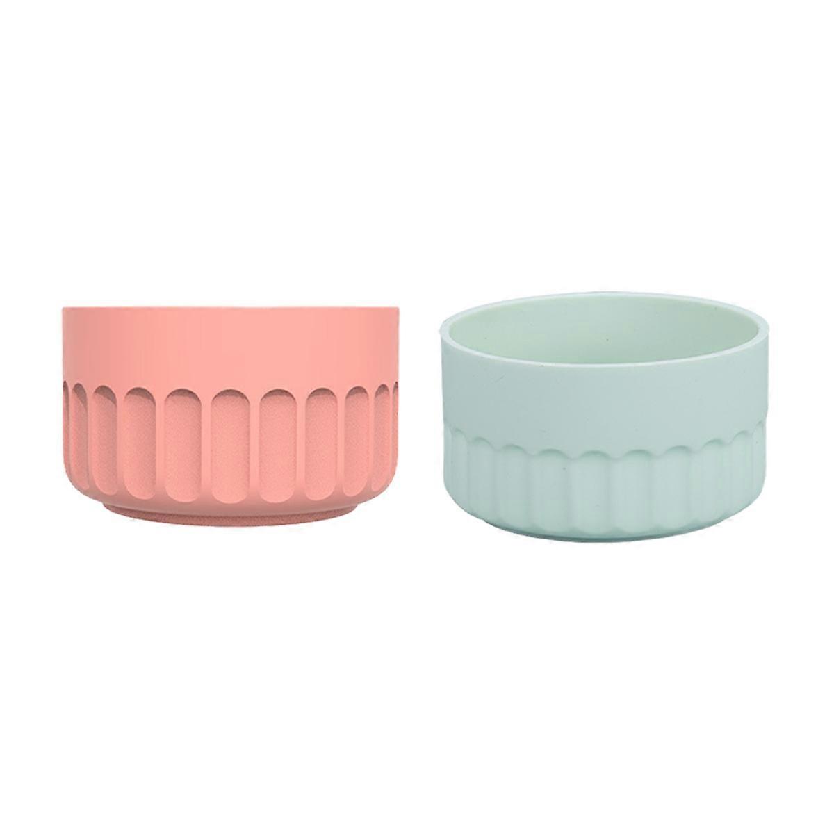2Pcs Manga de Silicone para Bota Stanley Quencher 40oz 30 oz Tumbler com Alça, para IceFlow 20oz 30oz, Tampa Protetora do Pára-choques Inferior da Garrafa de Água f