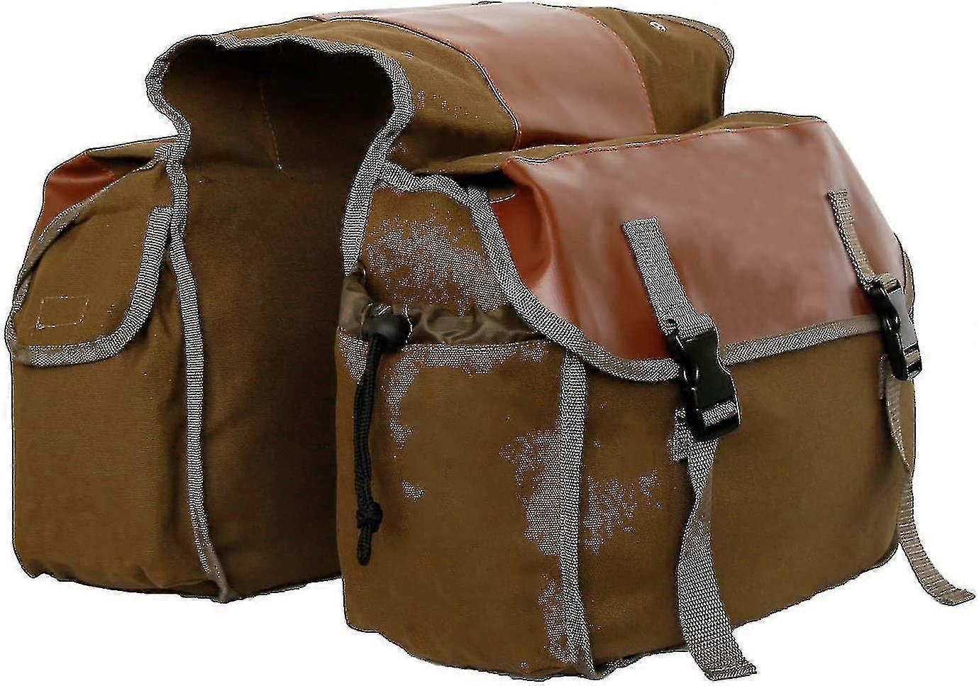 Retro Pyörälaukku Matkatavaralaukku Kantolaukku kaksinkertainen takaistuin laukku pyörä moottoripyörä