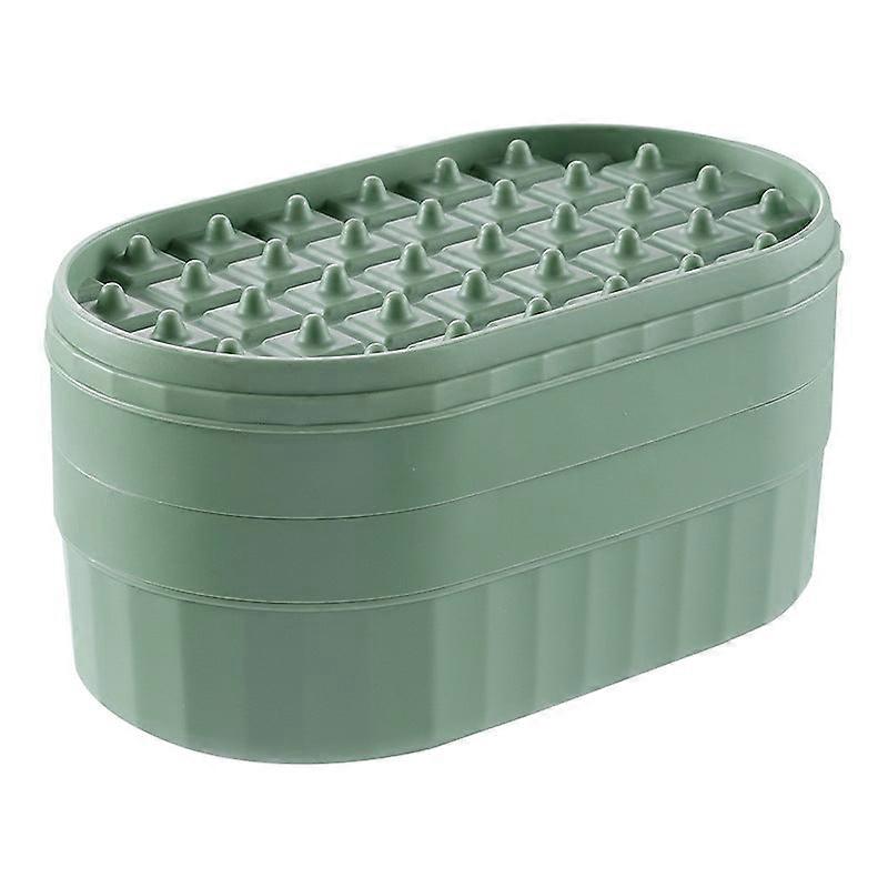 Silicone Mold Small Block Large Capacity Press Ice Tray Household Artifact With Lid