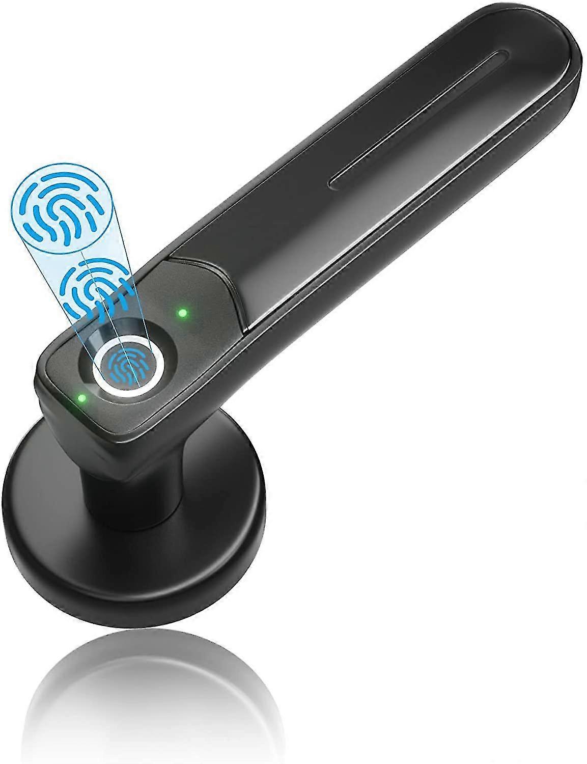 Fingerprint Door Lock, Keyless Entry Door Lock, Left And Right Adjustable, Low Battery Alarm, Automatic Lock Mode