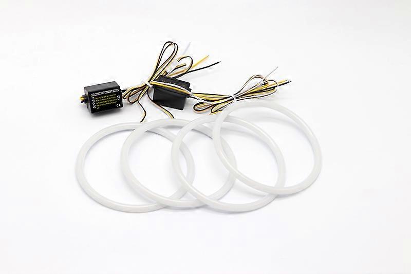 SMD Cotton Light Switchback LED Angel Eye Halo Ring Kit For BMW E30 E32 E34