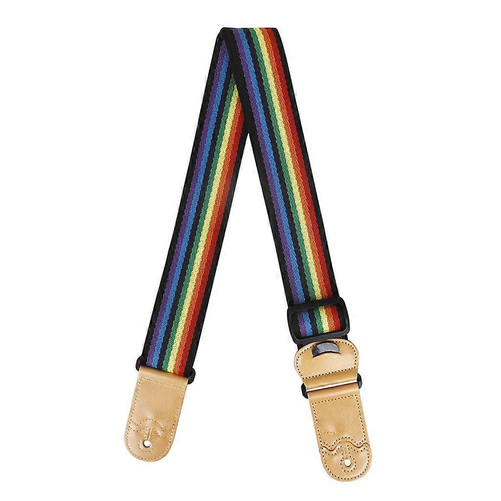 Colorful Guitar Strap Shoulder Strap Belt for Acoustics Electric Bass Guitar