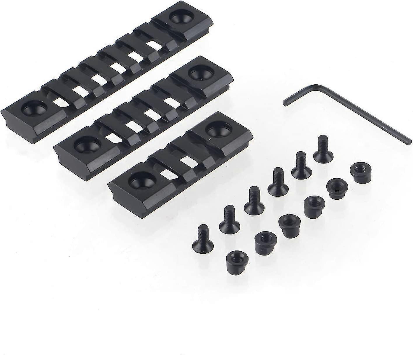 Tactical For Keymod Rail System Aluminum Airsoft Rail 3pcs 3/5/7 Slots Rail Base