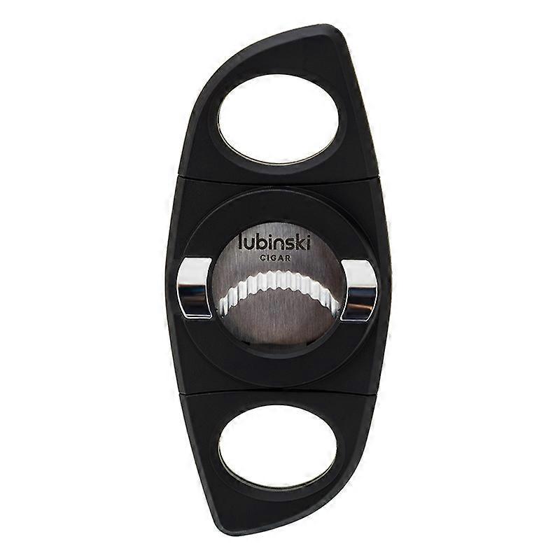 Lubinski Cigar cutters Portable Stainless Steel Double Blade With Cigarette Bracket Cutter Lubinski Cigar Knife