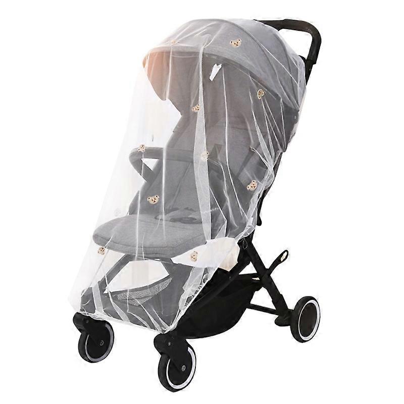 Pushchair Mosquito Mesh Cover Infant Stroller Protective  Net Pram Accessory