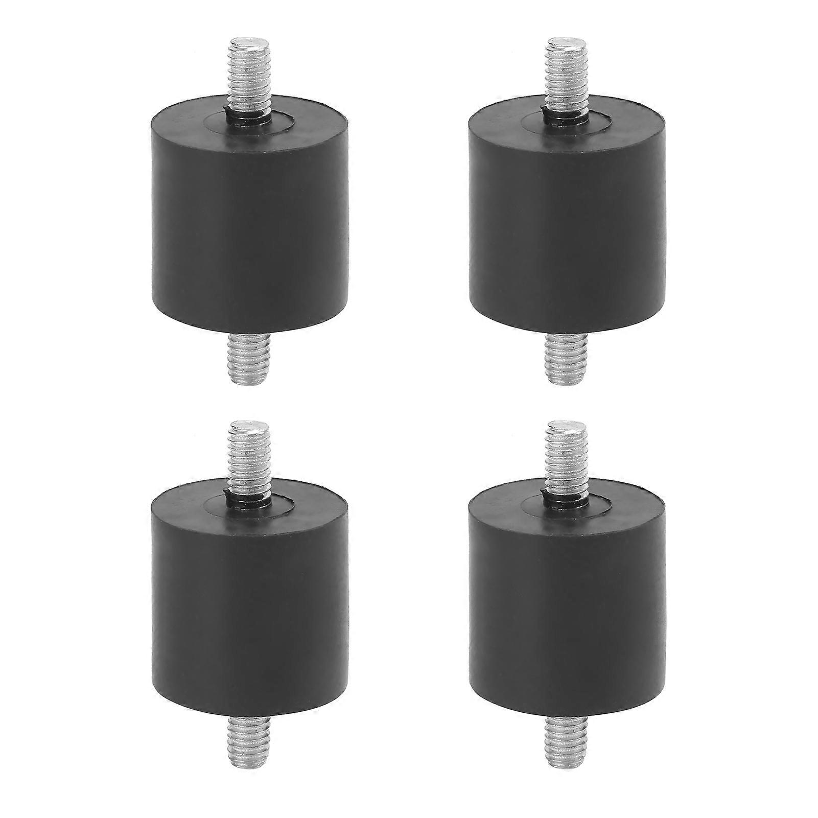 4 Pz Ammortizzatore in Gomma Foot Pad Mute AntiVibrazione ScrewType Buffer per Compressori d'Aria (M6)
