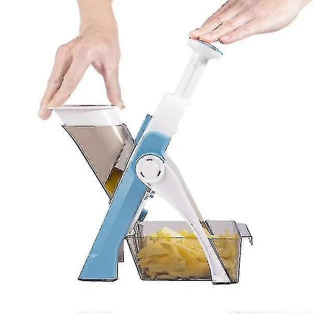 Blue Kitchen Chopping Artifact Grater Tool Set Multi-function Diced Potato Vegetable Fruit Shredder Slicer Cutter Grater Household