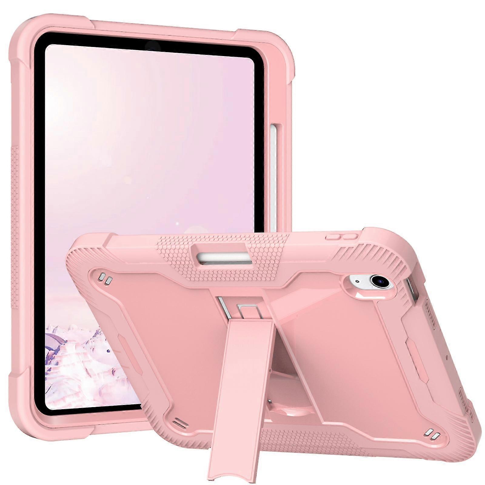 Case Compatible With Ipad 10th Generation 2022, Hard Pc + Soft Tpu Four Corners Shockproof Cover With Kickstand