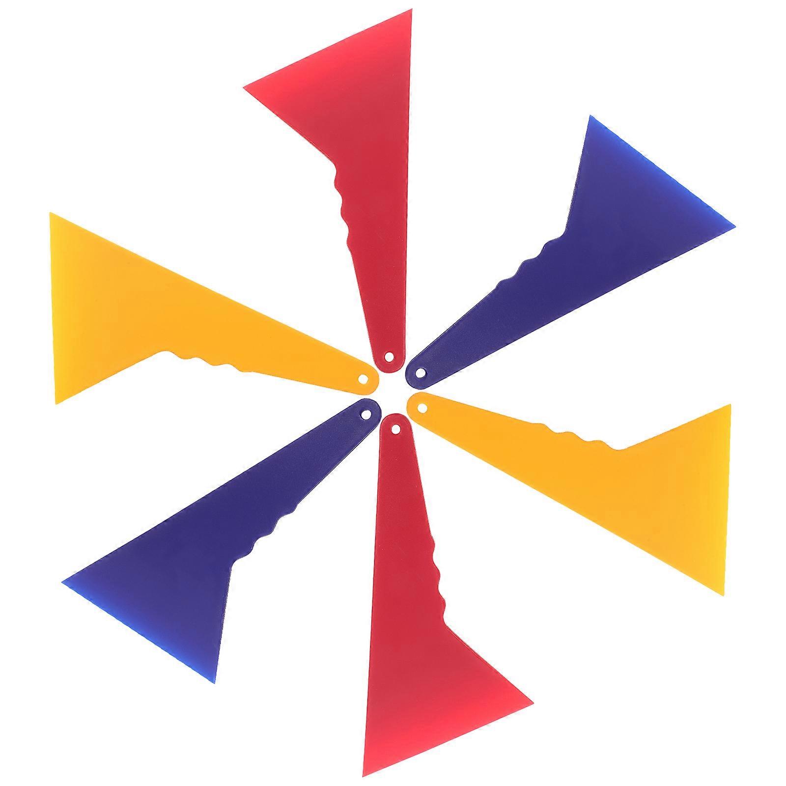 6Pcs Car Vinyl Wrap Squeegee Car Window Decal Sticker Squeegee Scraper Tools