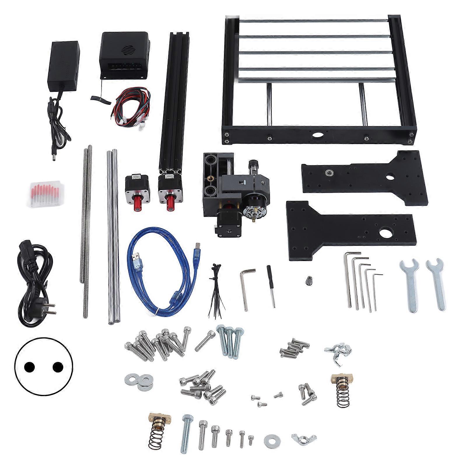 CNC Engraver 3 Axes GRBL Control Engraving Machine Manual Control Wood Carving Machine 100240V EU Plug