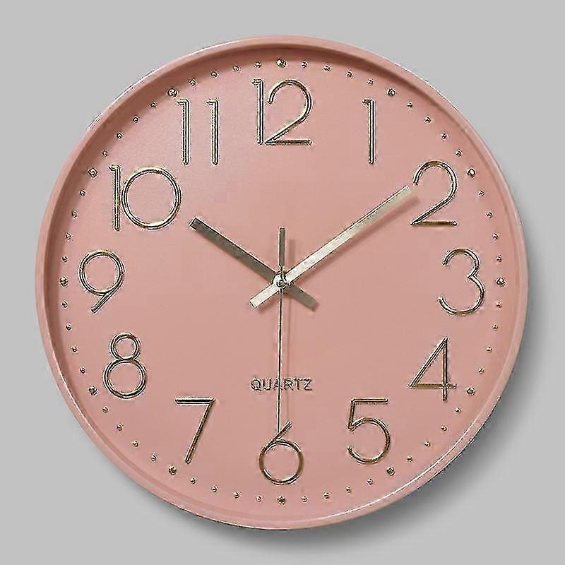 Wall Clock 12-inch Silent Non-ticking Wall Clock