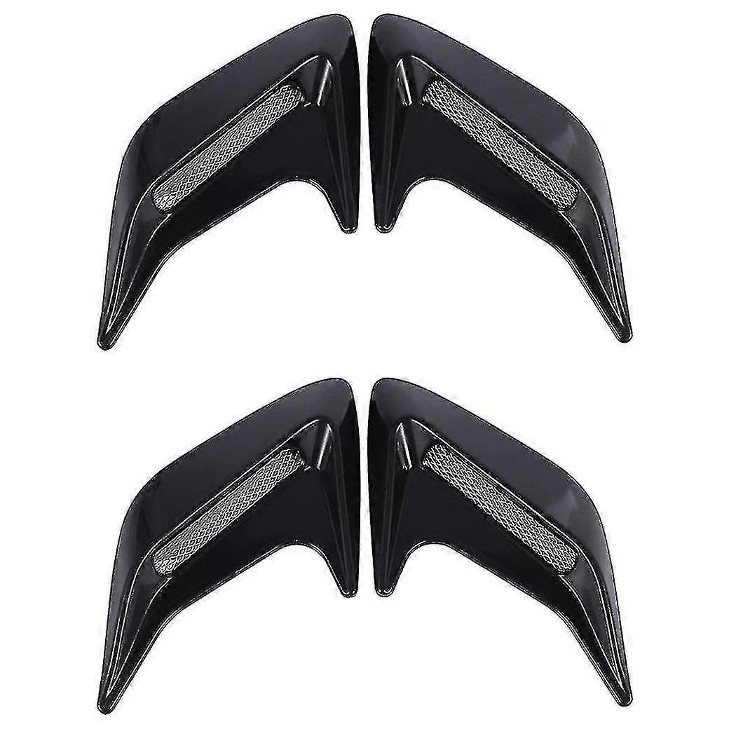 4pcs Car Auto Side Flow Mudguard Intake Sticker
