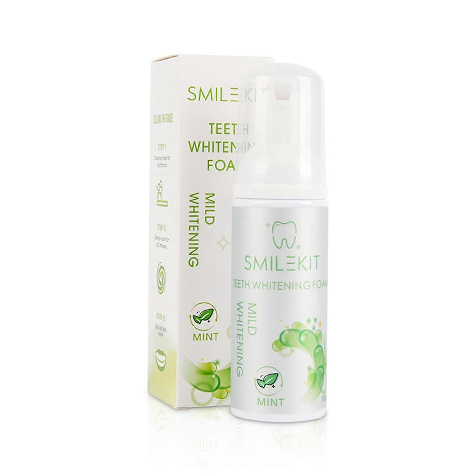 Tooth Whitening Toothpaste, Cleaning Foam Toothpaste, Whitening Toothpaste, Tooth Whitening Foam Toothpaste, Enhanced Decontamination Toothpaste 50ml