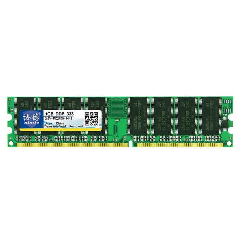Xiede Desktop-PC-Speicher-RAM-Modul Ddr 333 1 GB PC-2700 Ddr1 184-Pin Dimm 333 MHz X002