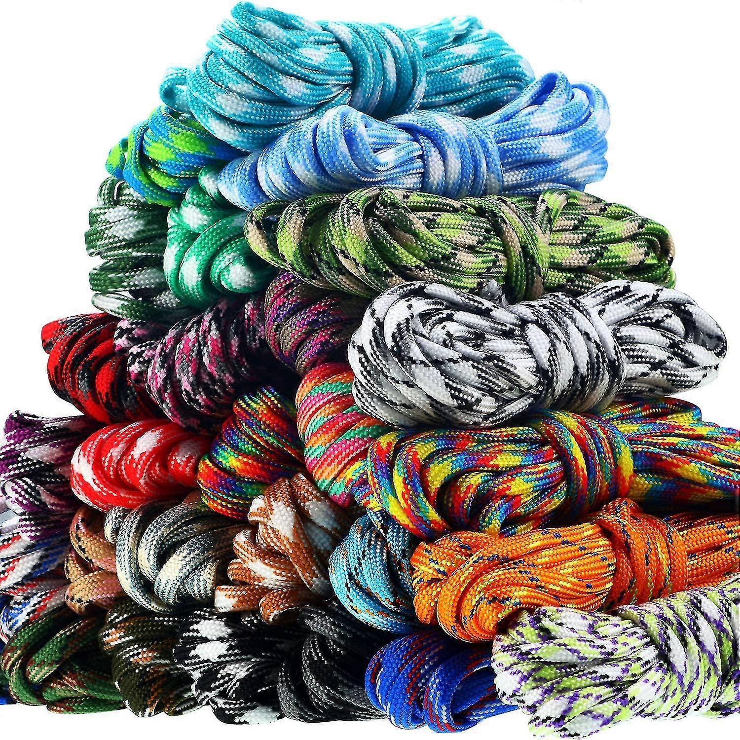28 Colors 10 Feet Paracord Cord 550 Multifunction Paracord Ropes Paracord Bracelet Rope Crafting Making Rope Kit