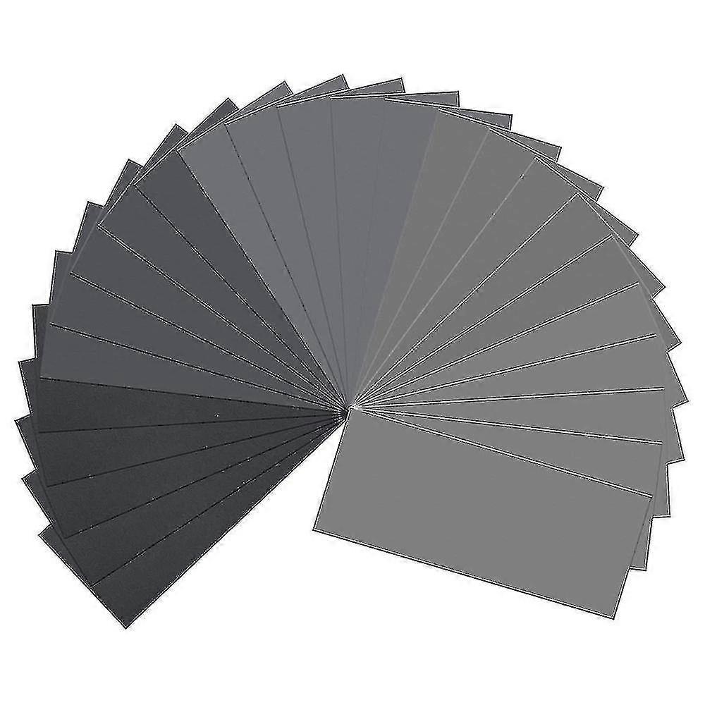 Compatible With25pcs Sandpaper 9 X 3.6 Inch Wet Dry Sandpaper For Wood Polishing