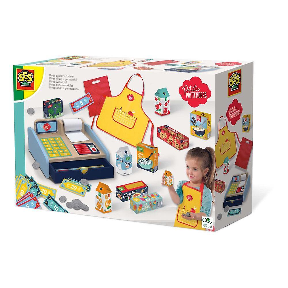 SES Creative Petits Pretenders Children's Mega Supermarket Set