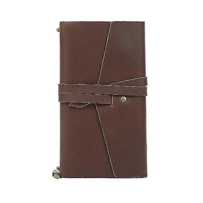 Leather Retro Manual Diary Bookmedium Light Brown Bd