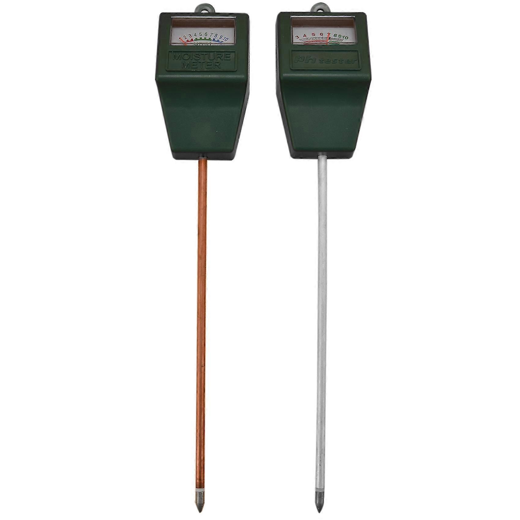 2 Pieces Soil Ph Moisture Meter Set Soil Moisture Sensor Hygrometer Soil Ph Meter Moisture Tester Ga