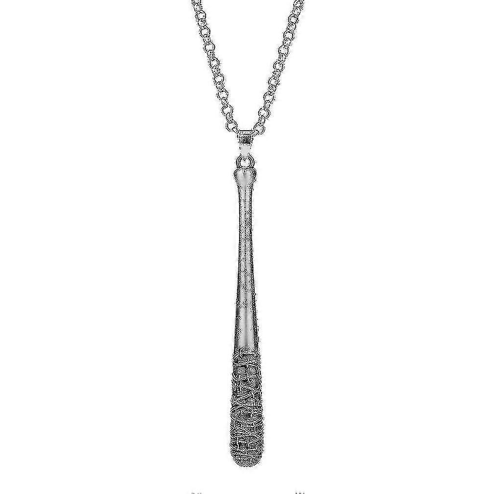 3pcs Walking Dead Lucille Baseball Bat Necklace Pendant