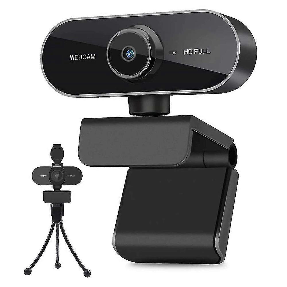 Webcam With Microphone, Full Hd 1080p Webcam Video Camera For Computers Pc Laptop Desktop, Usb Plug And Play, Conference Study, Meeting, Video Calling