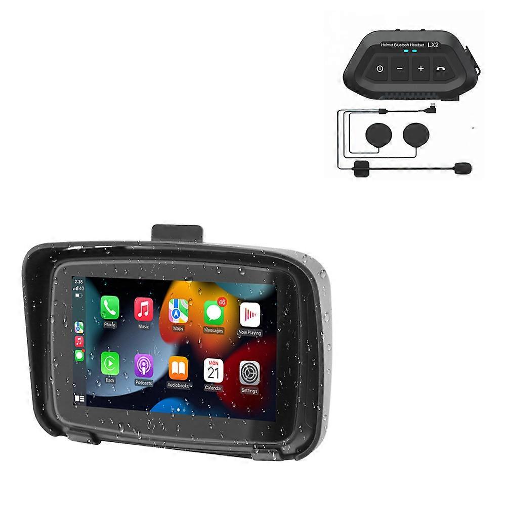 C5 Μοτοσικλέτα Carplay Αδιάβροχο Μοτοσικλέτα Payer 5 ιντσών Wireless Apple Carplay Android Auto οθόνη IPX7 Online GPS πλοήγησης