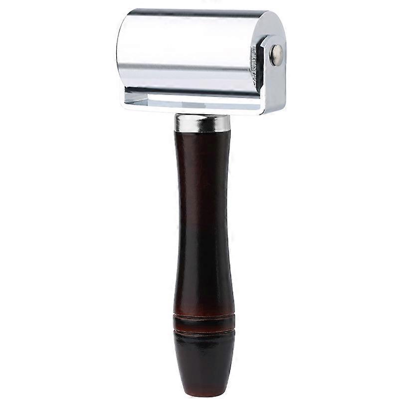 60mm carbon steel leather press roller, rubber edge roller leather processing tools