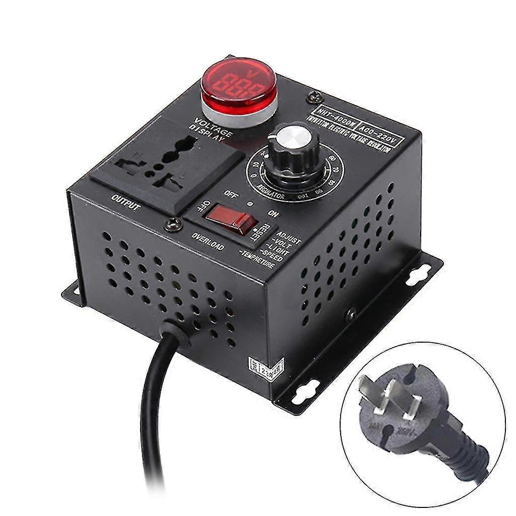 Industrial Grade 4000w 220v Scr Voltage Controller Variable Speed Controller