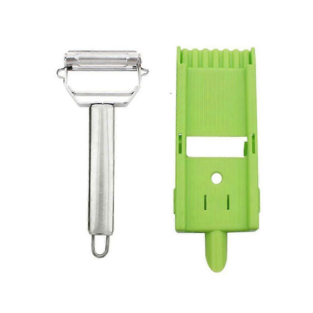 Peeler, Multifunctional One Blade Peeler + Lemon Juicer + Potato Spiral