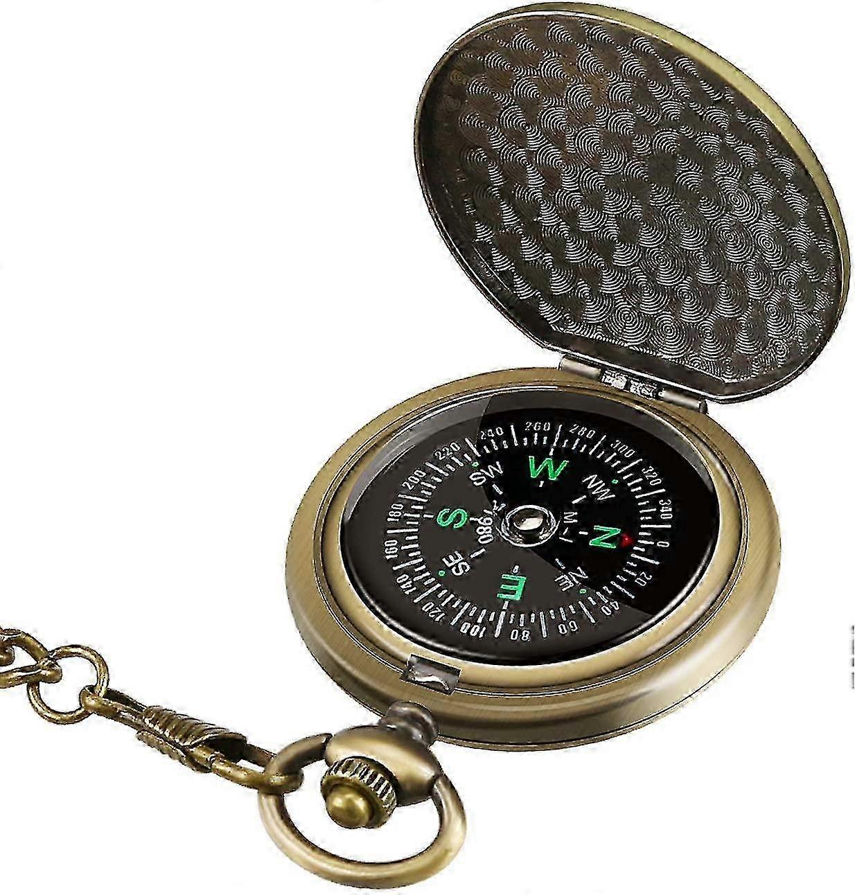 Retro Compass Portable Military Compass Fluorescent Navigation Compass Tools