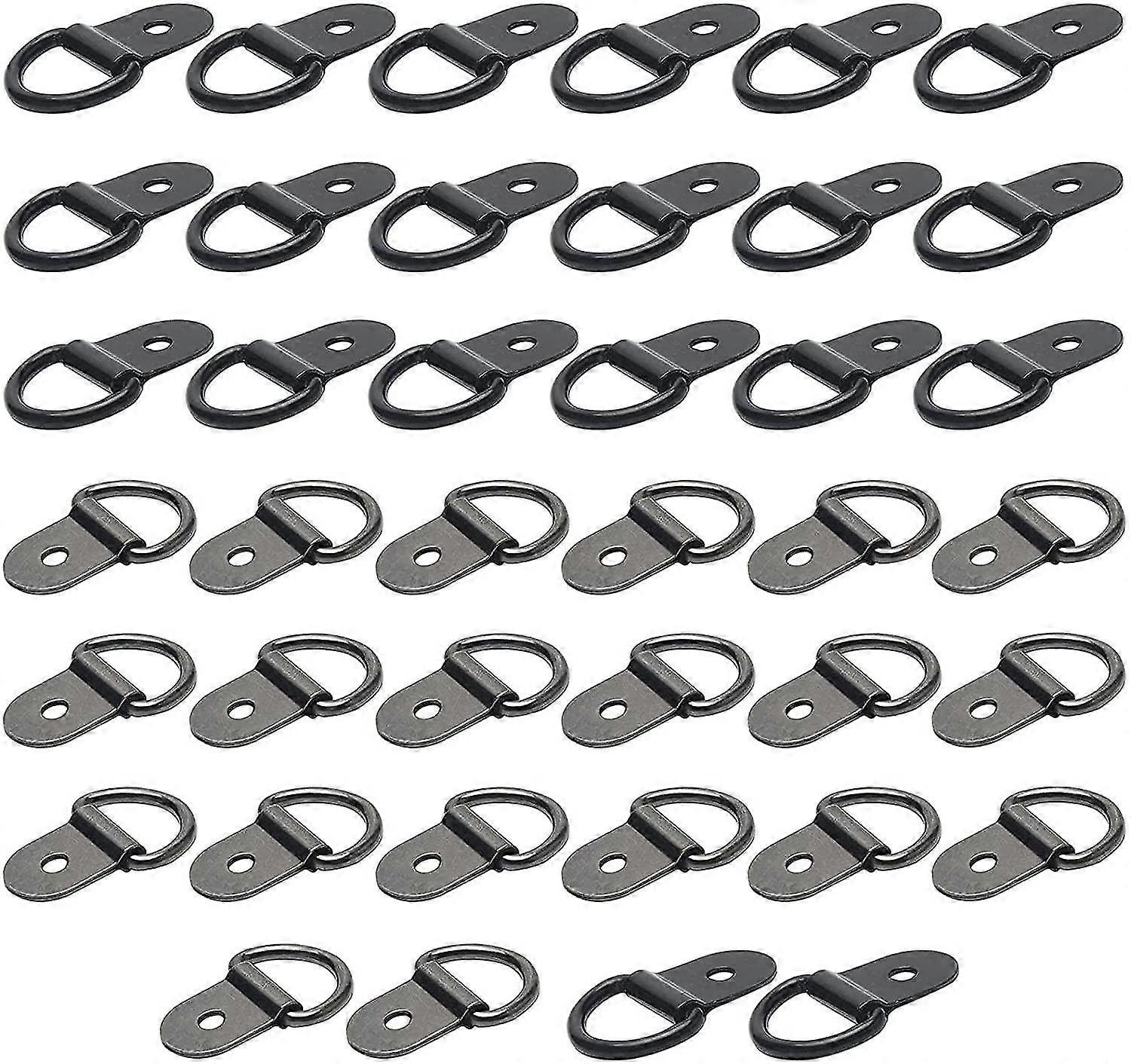 D Ring Tie Downs, 40Pcs D-Rings Anchor Lashing Ring Safety Tie Down Loop Lashing