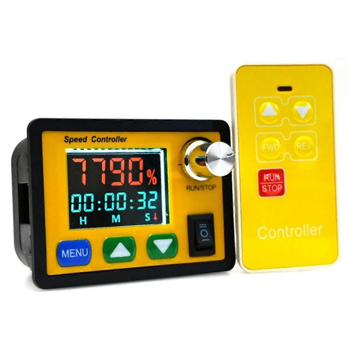 Forward Reverse 0-100% Adjustable DC 6-55V 20A DC Motor Speed Controller PWM 12V 24V 48V Remote Con