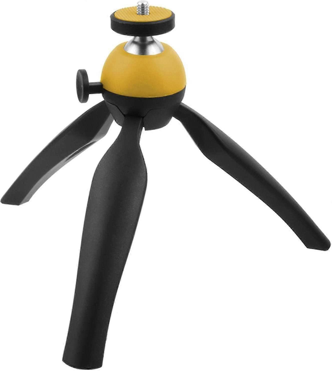 Portable Mini Tripod, Adjustable Flexible Mini Vlogging Tripod For Phone Small Camera1pcsyellow