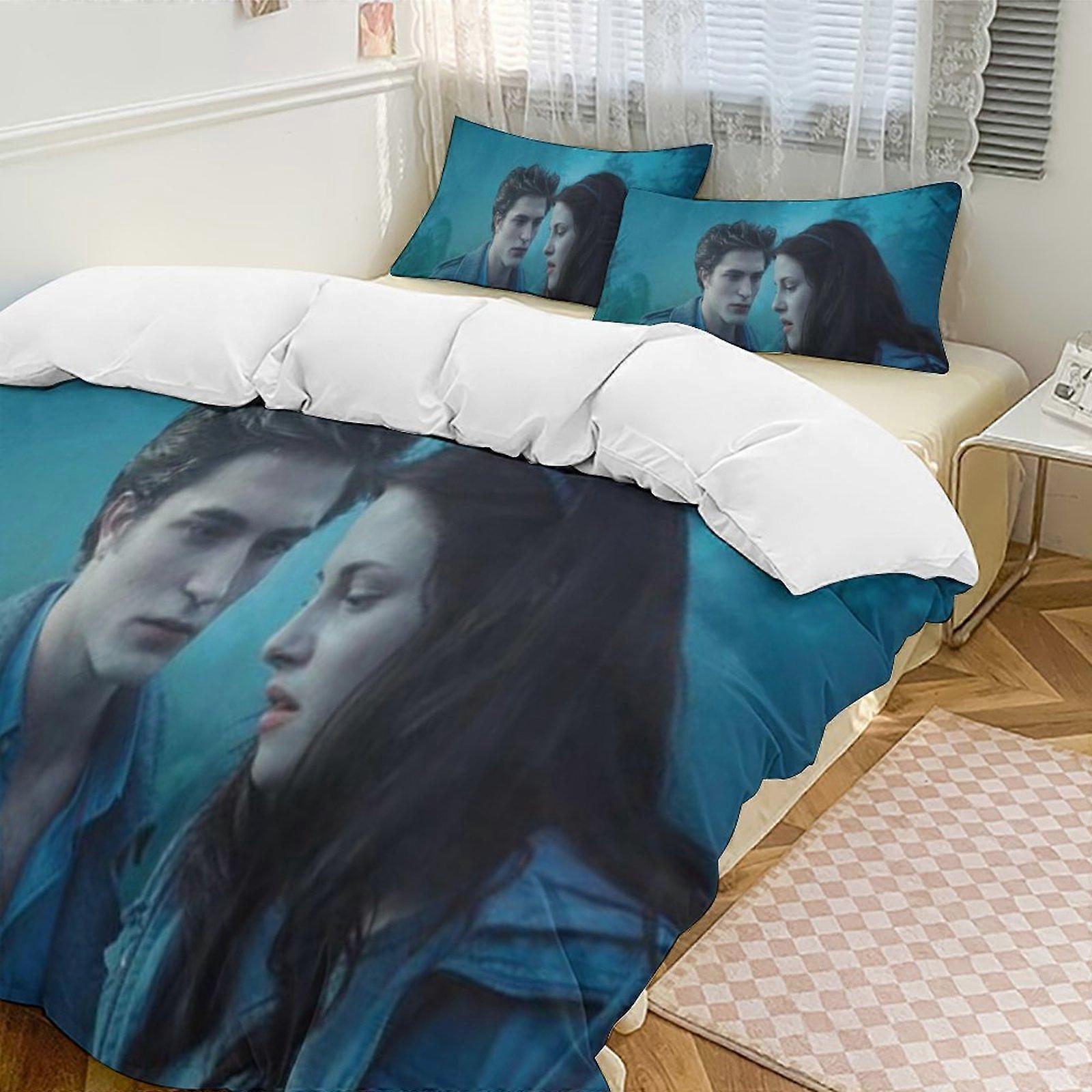 a2673 Lakan Twilight sängkläder set påslakan set med tecknad film tema barnrum lakan iip2673
