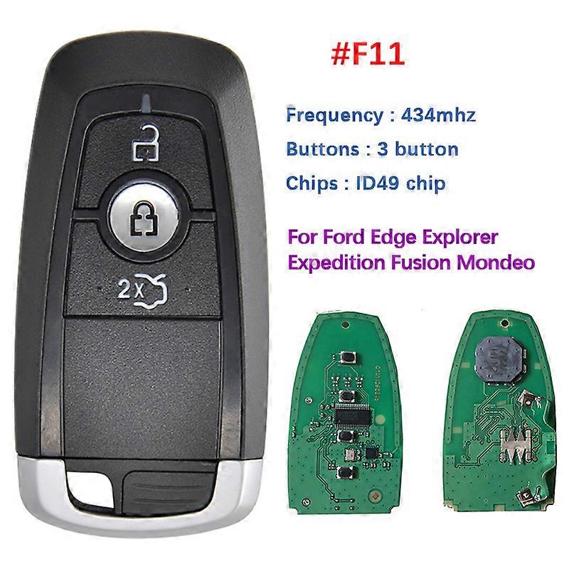 CN018109 315/434/868/902 Remote Key For Ford Edge Explorer Expedition Fusion Mondeo F150 Replacement Smart Keyless Proximity