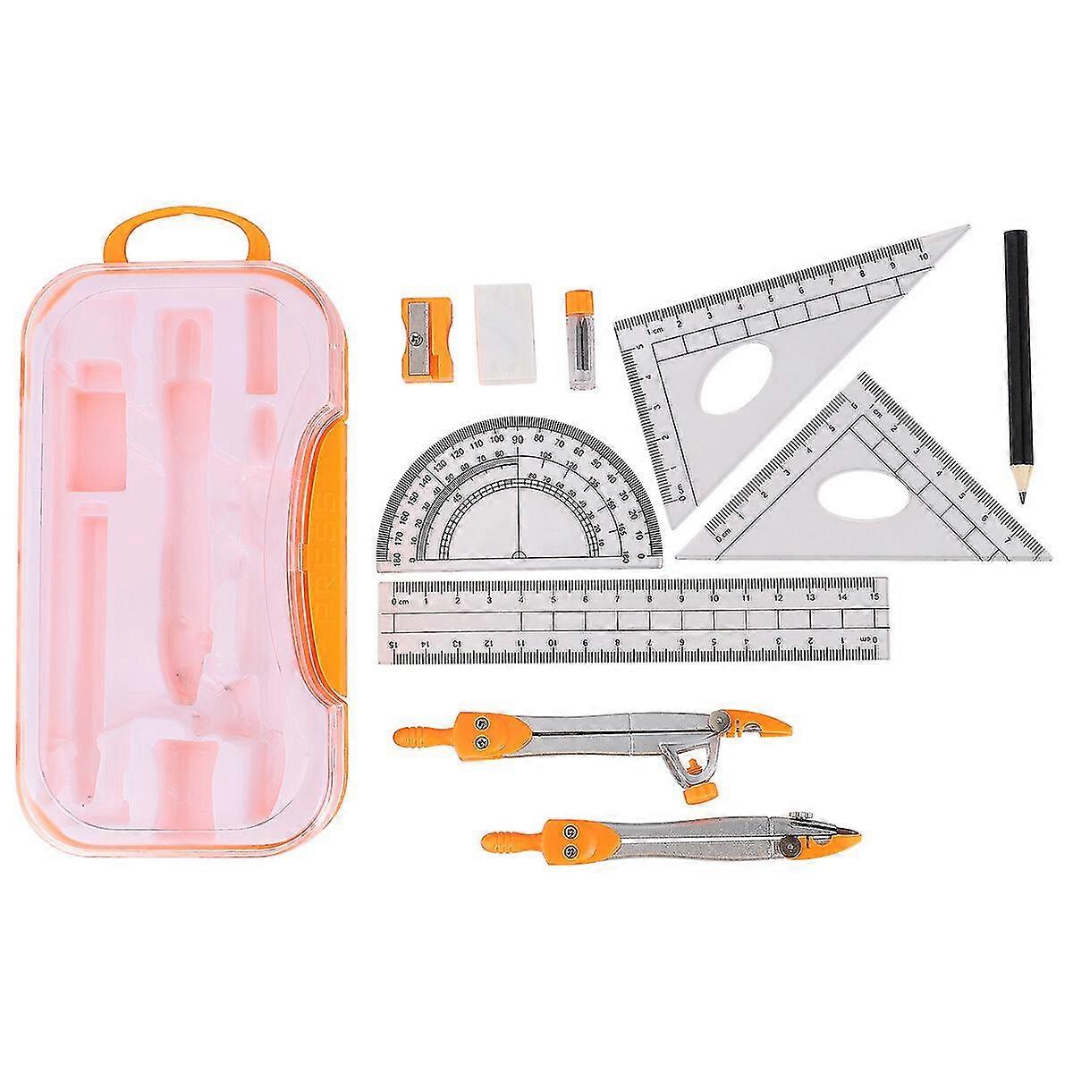 1 Sets Compasses Set Geometry Drawing Tool Kit Drawing Stationery For Students
