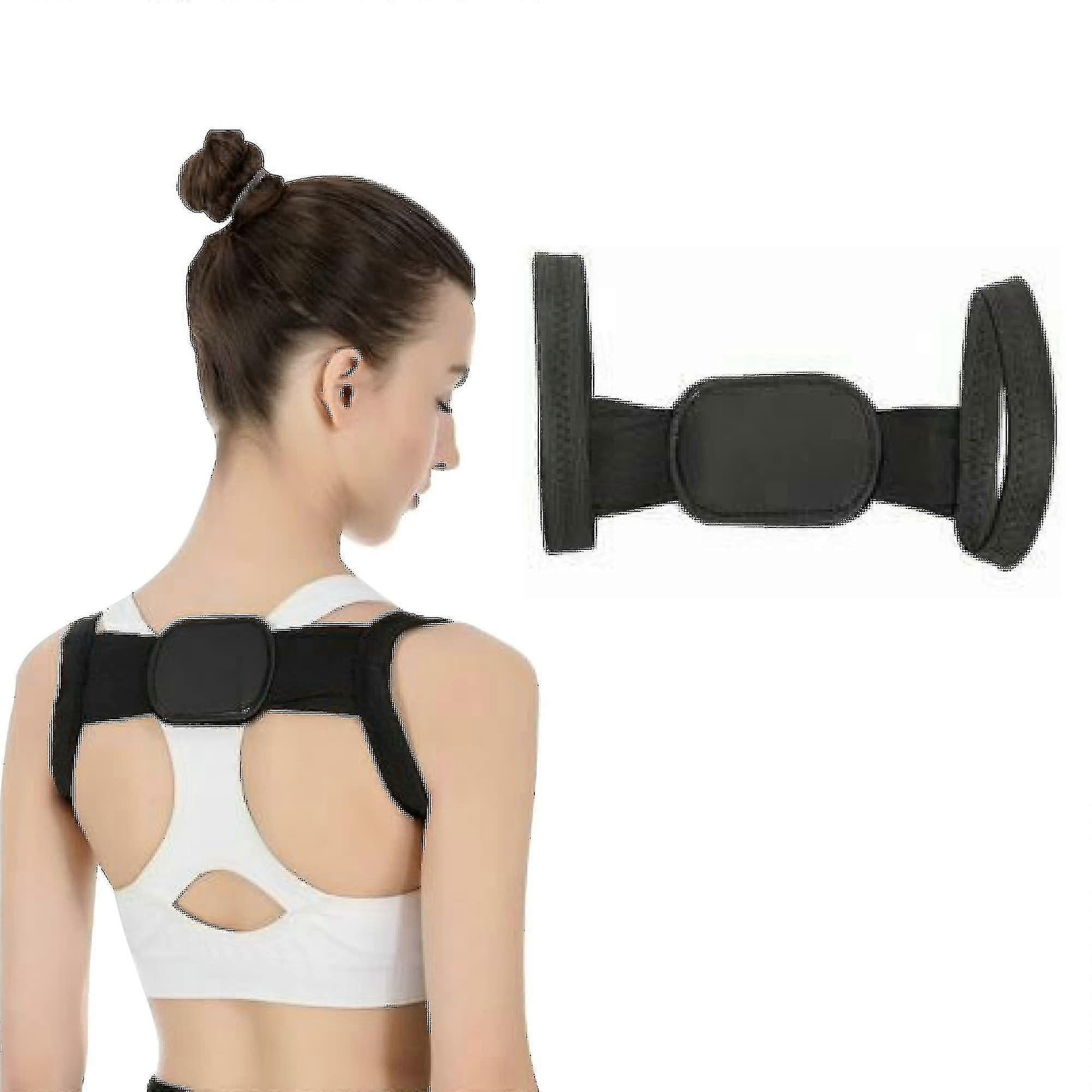 Posture Corrector - Adjustable And Breathable Spine Back Support With Strap For Men And Women, Clavicle Straightener
