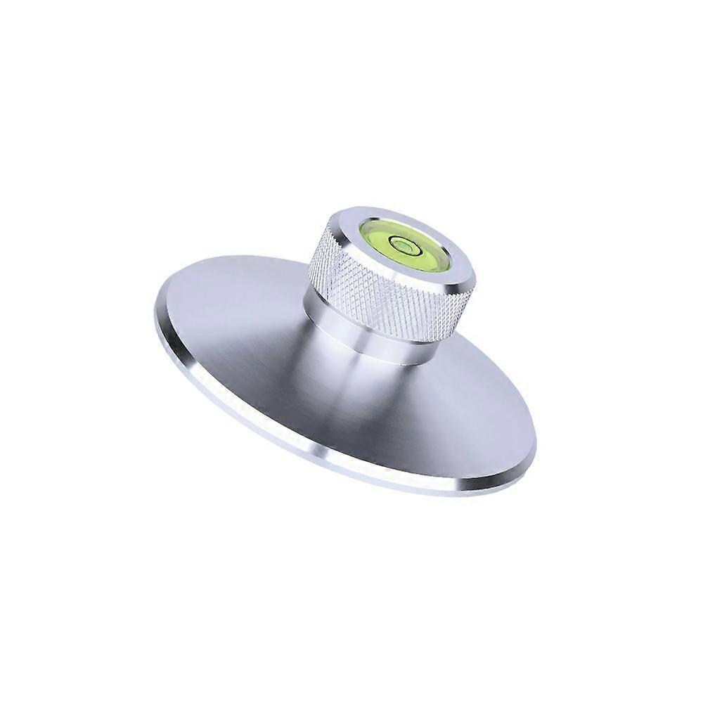 Aluminum Turntable Record Weight Stabilizer with Bubble Level, Audiophile Grade LP Vibration Reducer js