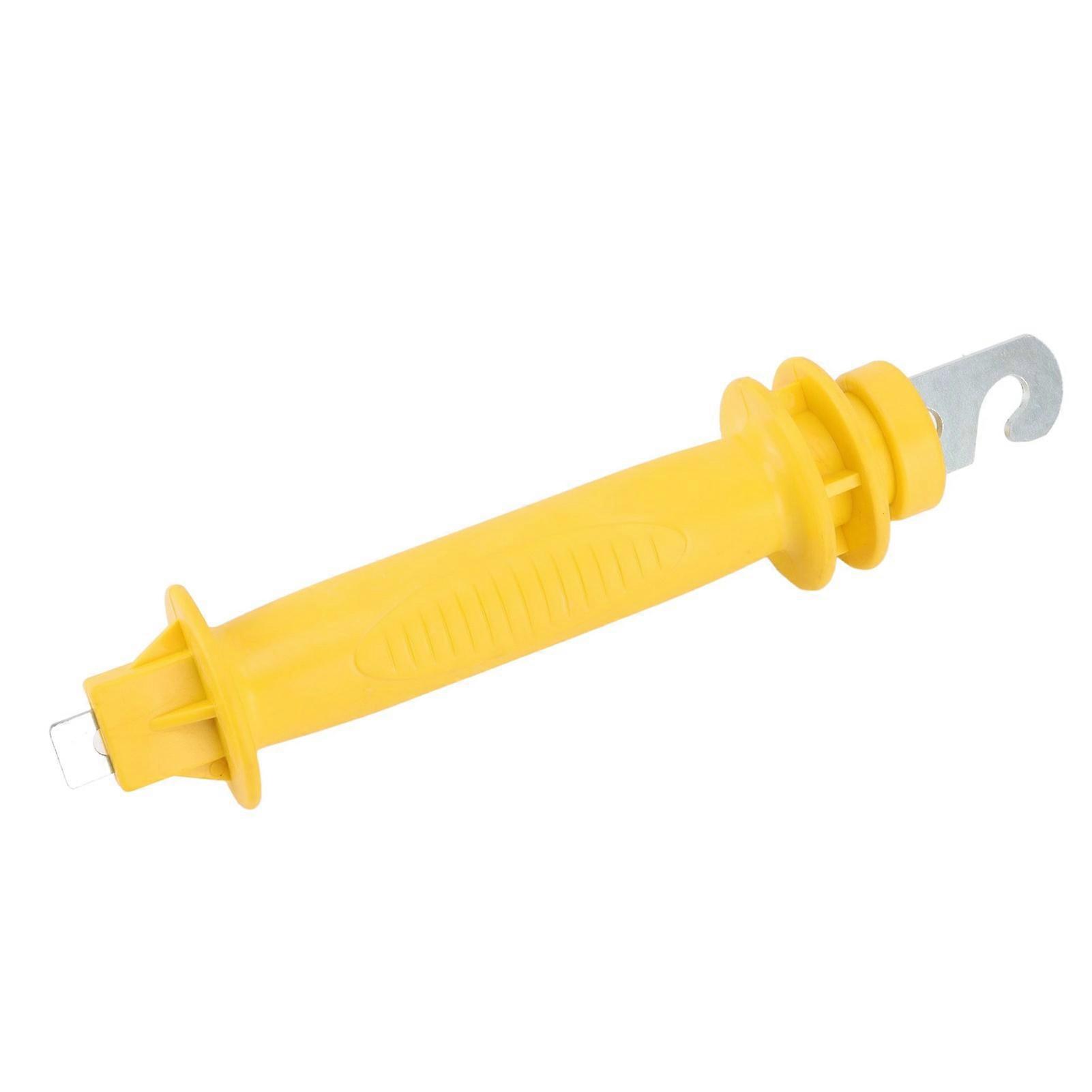 Insulated PE Electric Fence Gate Handle with Metal Hook for Farm and Pasture