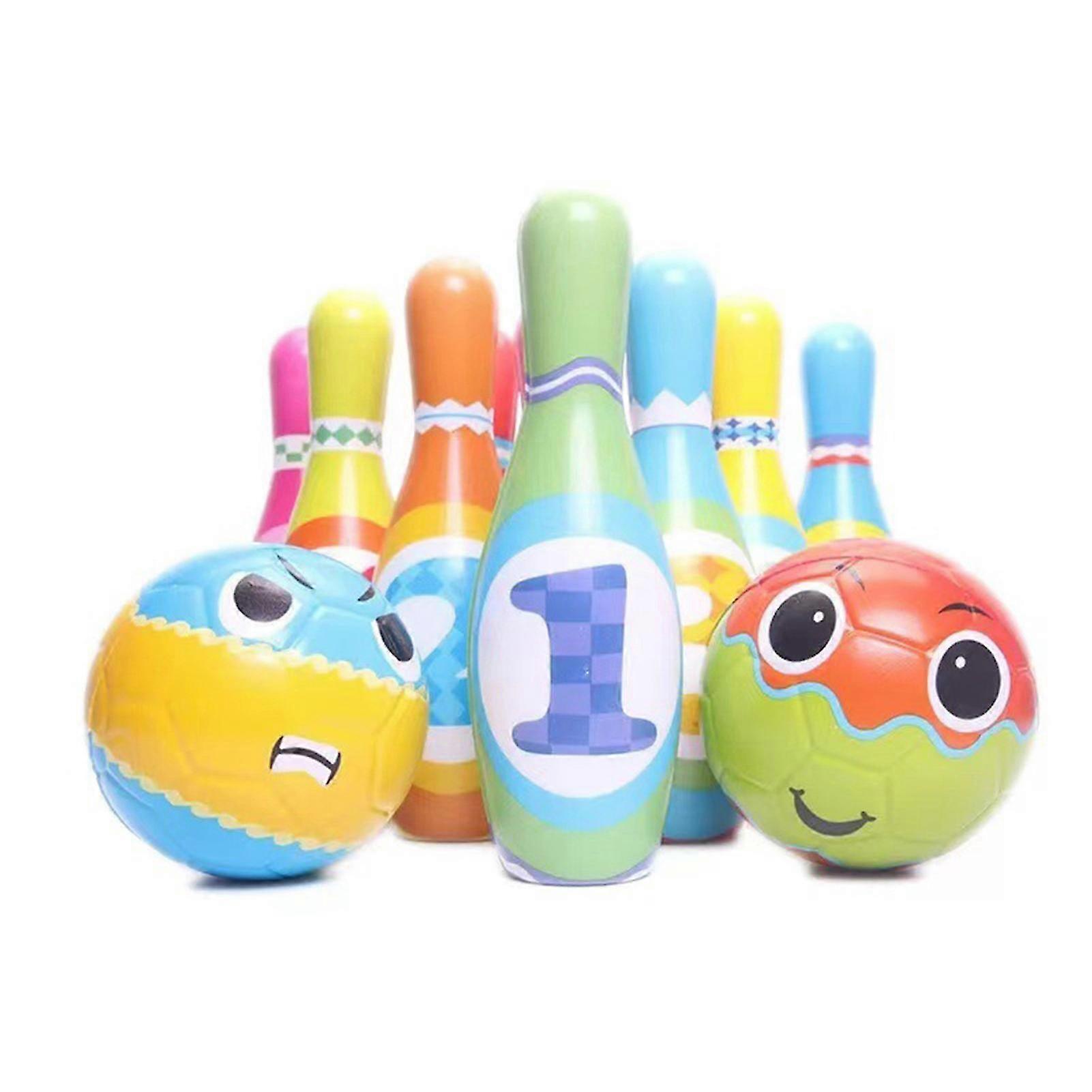 ボウリングのおもちゃセット多彩なホームゲーム早期教育教育屋外屋内スポーツ 子供のための