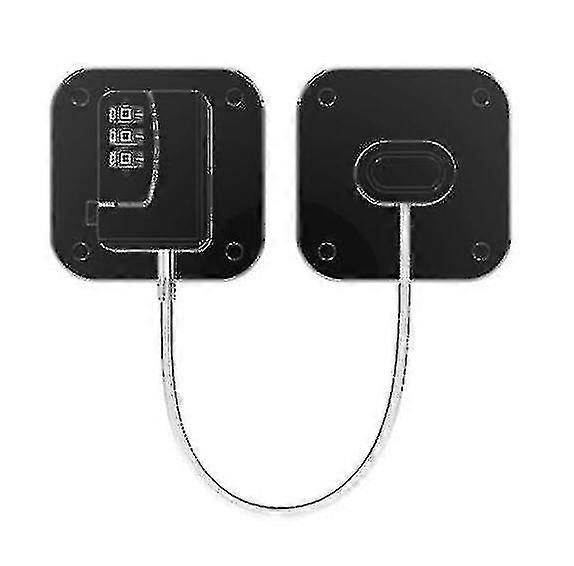 2 Pack Refrigerator Lock Heavy Duty Combination Fridge Lock White