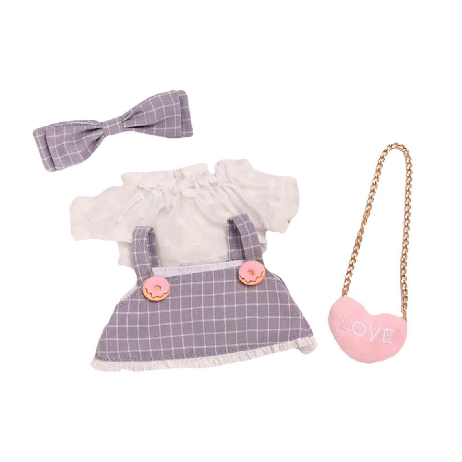 Plüsch Puppe Kleidung für 20cm Plüsch Puppe oder 15cm 17cm Ente Kuscheltier Soft Donut