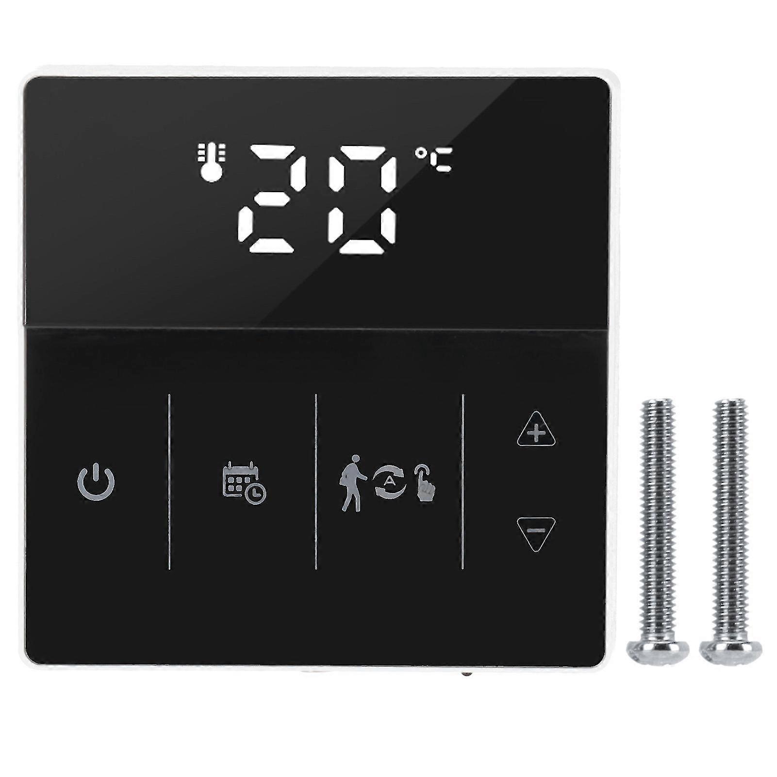 WIFI-WE WW Thermostat Wall Mounted Heating Temperature Controller 110-250V (Black)